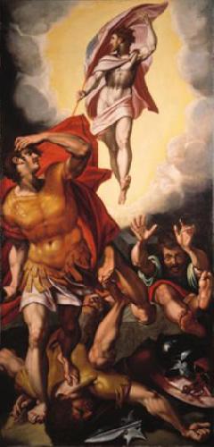 Anthonie van Montfoort De opstanding van Christus. oil painting image